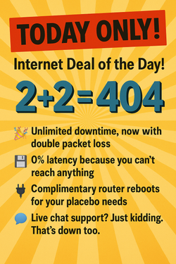 The Day My ISP Disappeared from the Internet