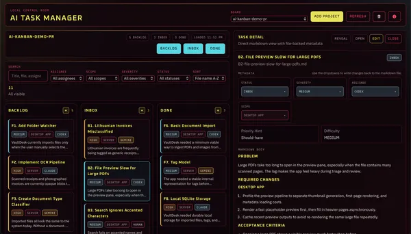 I Built a Tiny AI Task Manager Because AI Agents Keep Forgetting Context